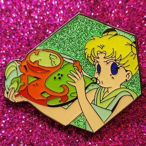 3/$20Sailor Moon Usagi Drinking Love Potion Mamo Episode Glitter Hard Enamel Pin